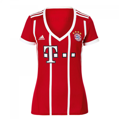 Women's Bayern Munich Home 2017/18 Soccer Jersey Shirt